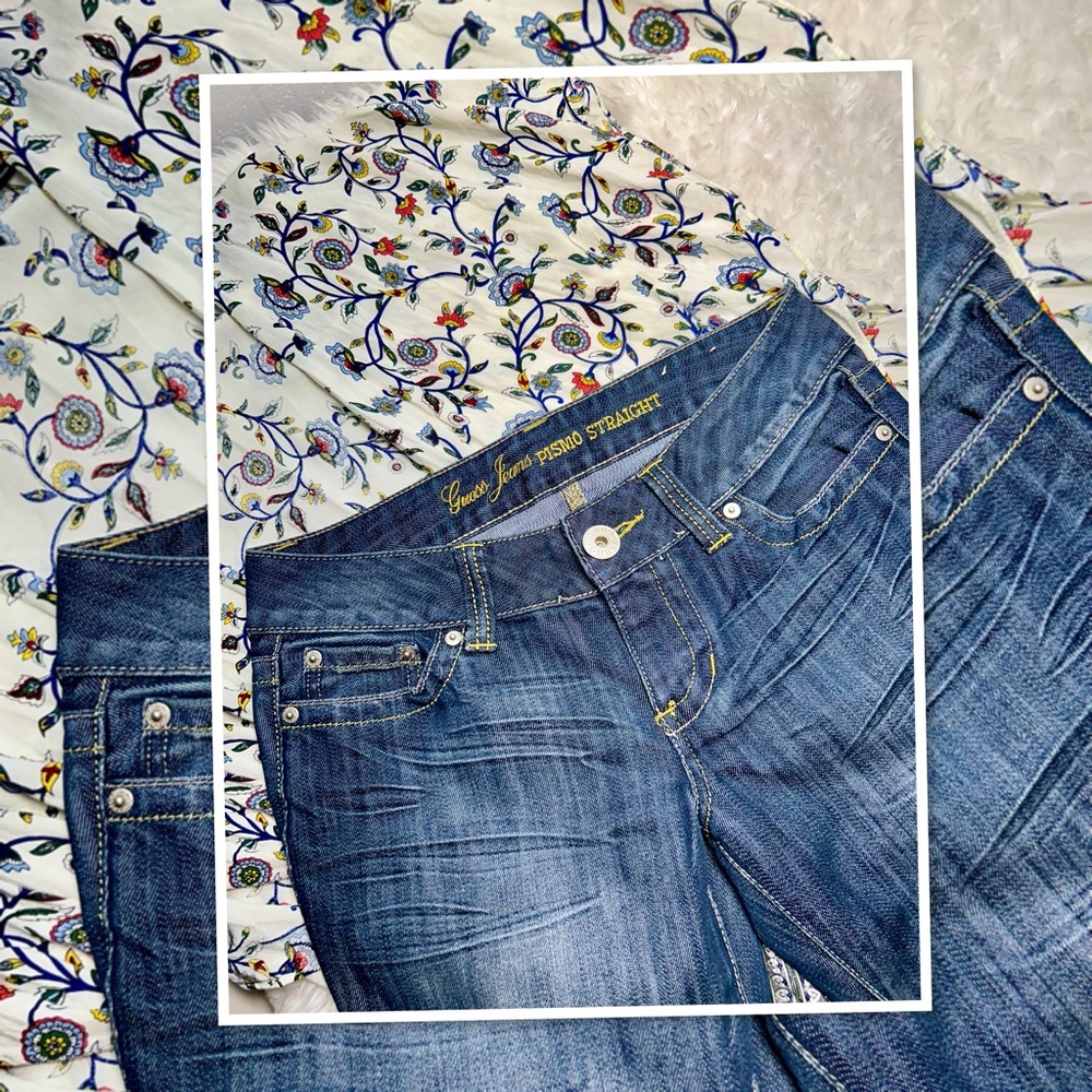 GUESS PISMO STRAIGHT WOMENS DENIM JEANS 28